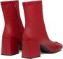 Courrèges Reedition AC ankle boots Red - Thumbnail 3