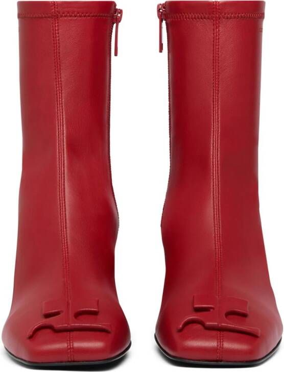 Courrèges Reedition AC ankle boots Red