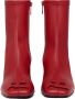 Courrèges Reedition AC ankle boots Red - Thumbnail 4