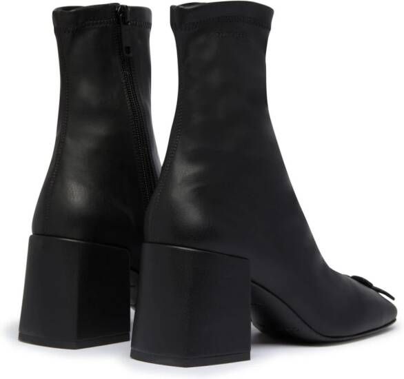 Courrèges Reedition AC faux-leather ankle boots Black