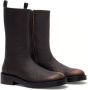 Courrèges Rider Patina leather boots Brown - Thumbnail 2