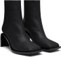 Courrèges Stream leather ankle boots Black - Thumbnail 2