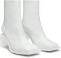 Courrèges Stream leather ankle boots White - Thumbnail 2