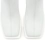 Courrèges Stream leather ankle boots White - Thumbnail 4