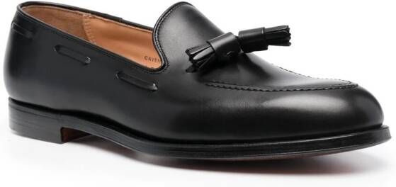 Crockett & Jones Cavendish leather loafers Black