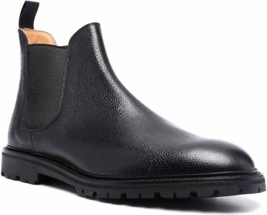 Crockett & Jones leather Chelsea boots Black