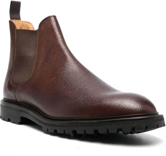 Crockett & Jones leather Chelsea boots Brown