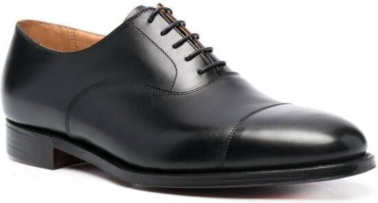 Crockett & Jones leather oxford shoes Black
