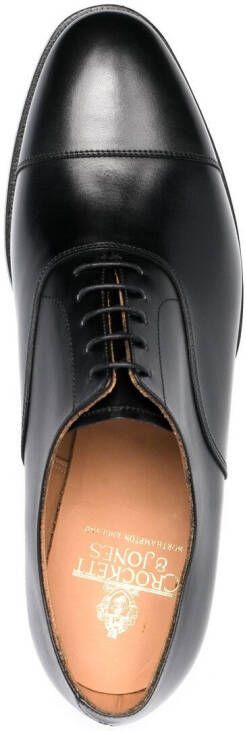 Crockett & Jones leather oxford shoes Black