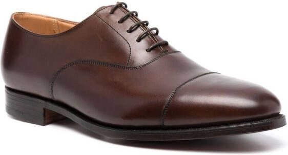 Crockett & Jones leather Oxford shoes Brown