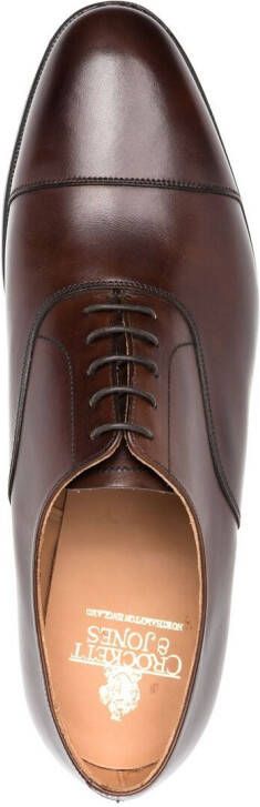 Crockett & Jones leather Oxford shoes Brown