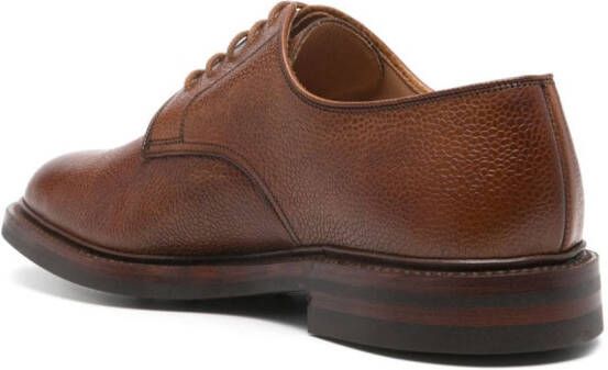 Crockett & Jones Gasmere leather derby shoes Brown