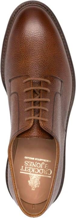 Crockett & Jones Gasmere leather derby shoes Brown