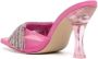 Cult Gaia 120mm crystal-embellished open-toe mules Pink - Thumbnail 3