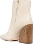 Cult Gaia Christie block-heel boots White - Thumbnail 3
