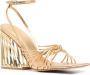 Cult Gaia Inka Mini 110mm leather sandals Gold - Thumbnail 2