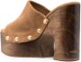 Cult Gaia Ira suede 140mm mules Brown - Thumbnail 3