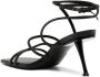 Cult Gaia Isa strappy heeled sandals Black - Thumbnail 3