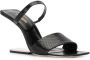 Cult Gaia Rene cut-out heel sandals Black - Thumbnail 2