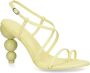 Cult Gaia Robyn 95mm sculptural-heel sandals Yellow - Thumbnail 2