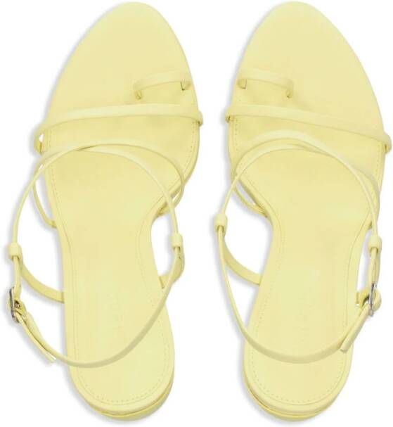 Cult Gaia Robyn 95mm sculptural-heel sandals Yellow