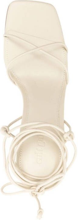 Cult Gaia Zadie 95mm strappy sandals White