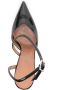 D'ACCORI 100mm pointed-toe leather sandals Brown - Thumbnail 4
