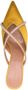 D'ACCORI Ella 50mm satin mules Yellow - Thumbnail 4