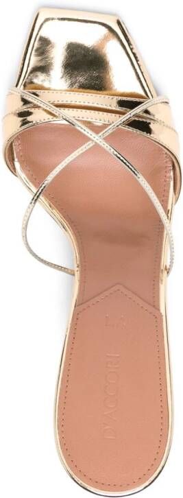 D'ACCORI Lust 85mm mules Gold