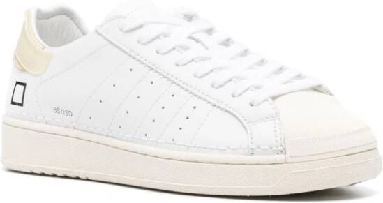 D.A.T.E. Base Island leather sneakers White