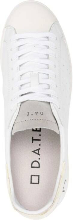D.A.T.E. Base lace-up leather sneakers White
