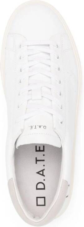 D.A.T.E. Base logo-print sneakers White