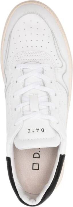 D.A.T.E. calf leather low-top sneakers White