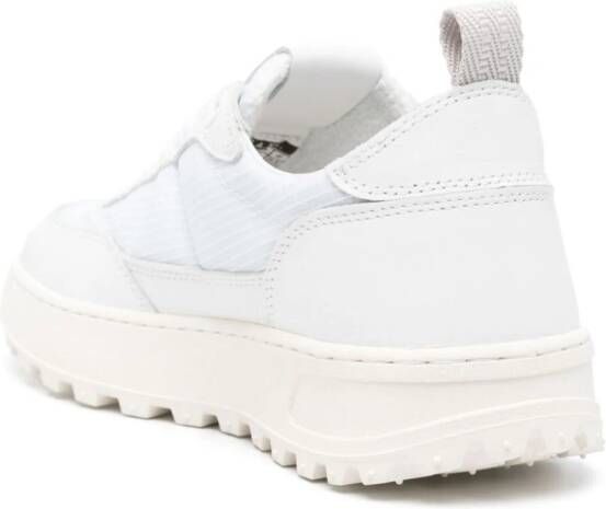 D.A.T.E. contrast-panel leather sneakers White