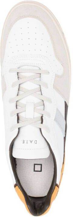 D.A.T.E. Court 2.0 logo-embossed sneakers White