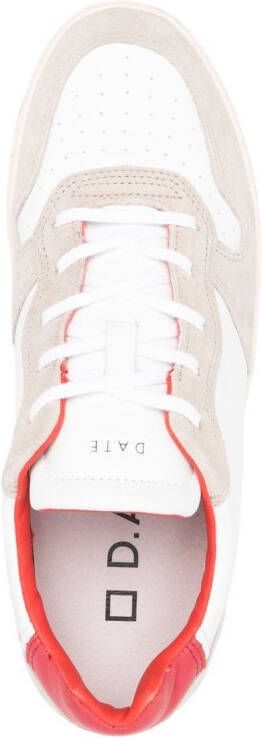D.A.T.E. Court leather low-top sneakers White