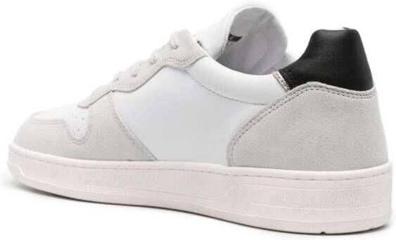 D.A.T.E. Court Vintage panelled sneakers White