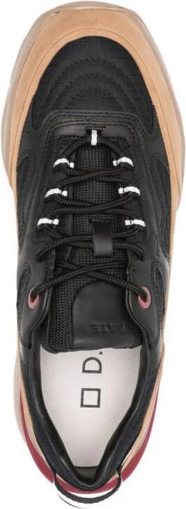 D.A.T.E. Fuga Method lace-up sneakers Black