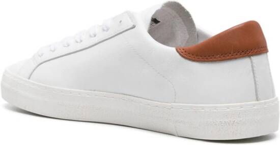 D.A.T.E. Hill Low Vintage leather sneakers White