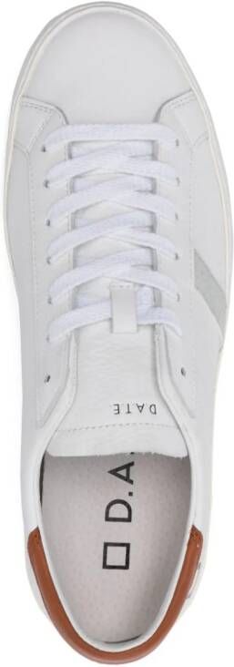 D.A.T.E. Hill Low Vintage leather sneakers White