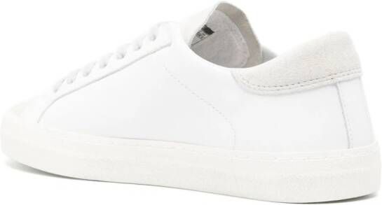 D.A.T.E. logo-debossed leather sneakers Neutrals