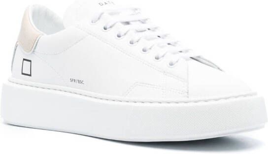 D.A.T.E. logo-print low-top sneakers White