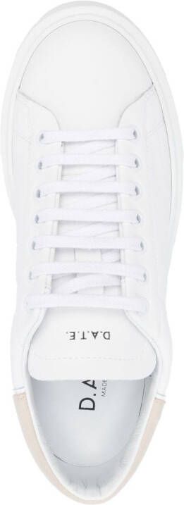 D.A.T.E. logo-print low-top sneakers White