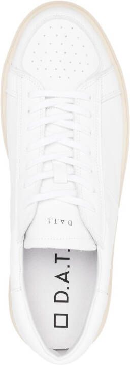 D.A.T.E. low-top leather sneakers White