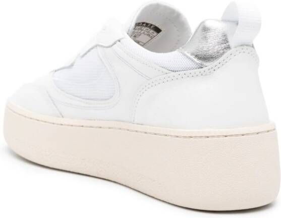 D.A.T.E. mesh-panelling leather sneakers White