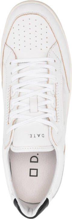 D.A.T.E. Meta low-top leather sneakers White