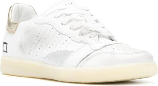 D.A.T.E. panelled leather sneakers White