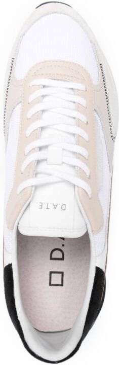 D.A.T.E. panelled low-top sneakers White