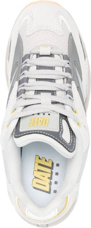 D.A.T.E. SN23 colour-block panelled sneakers Grey