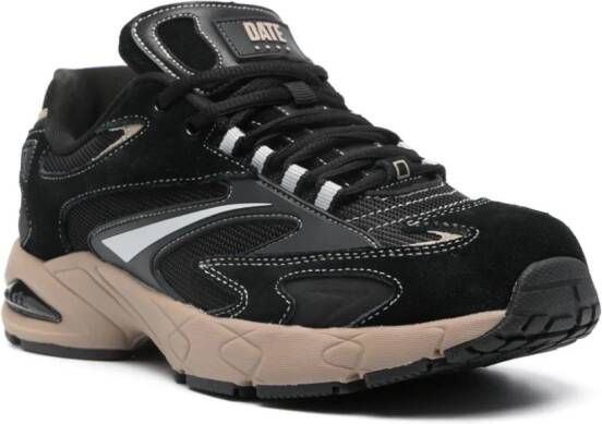 D.A.T.E. SN23 panelled sneakers Black